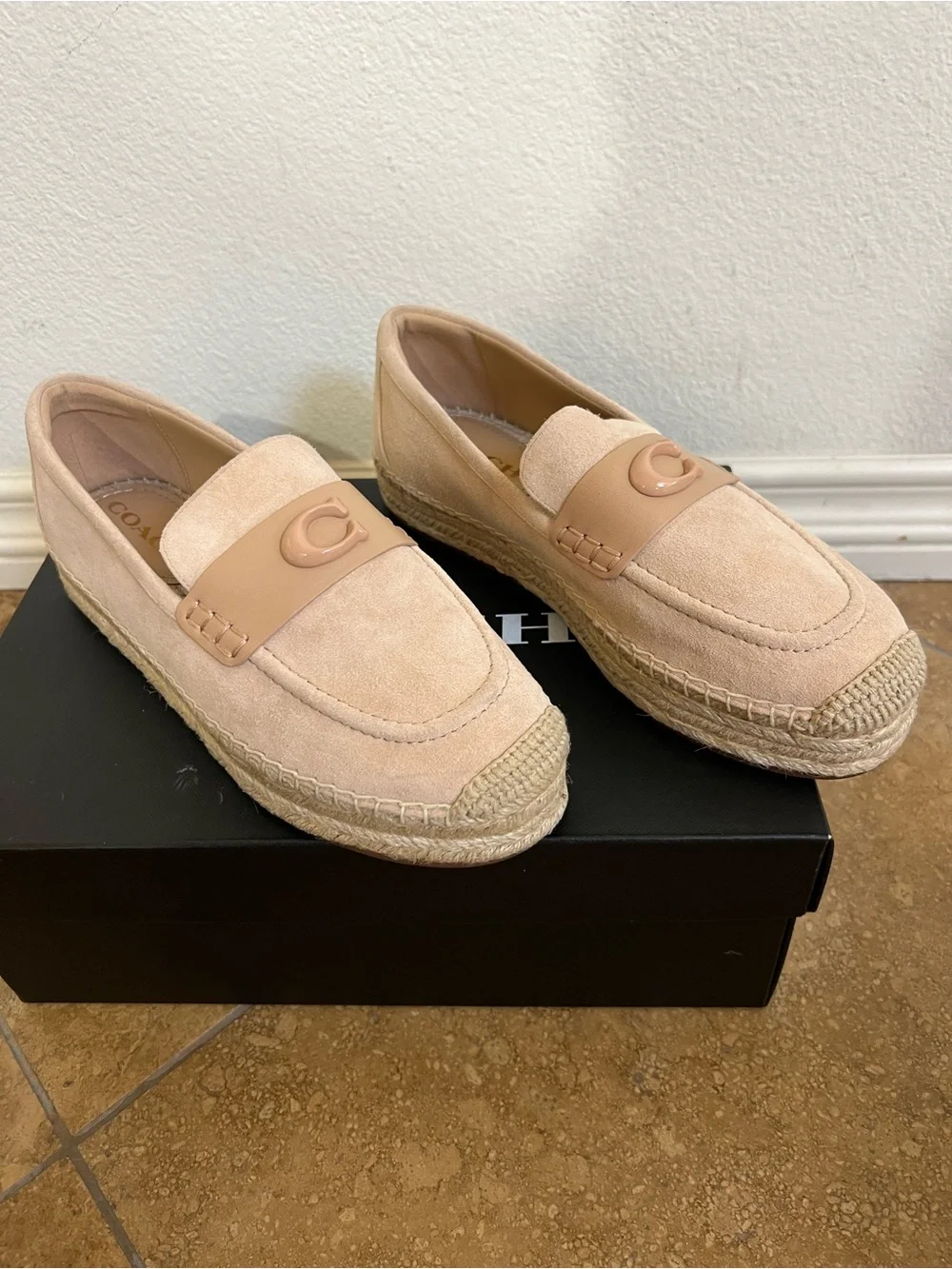 Coach Camilla Suede Espadrilles